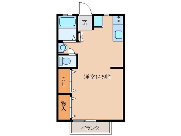 徳和駅 徒歩43分 1階の物件間取画像